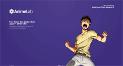 Desktop Screenshot of animelab.com